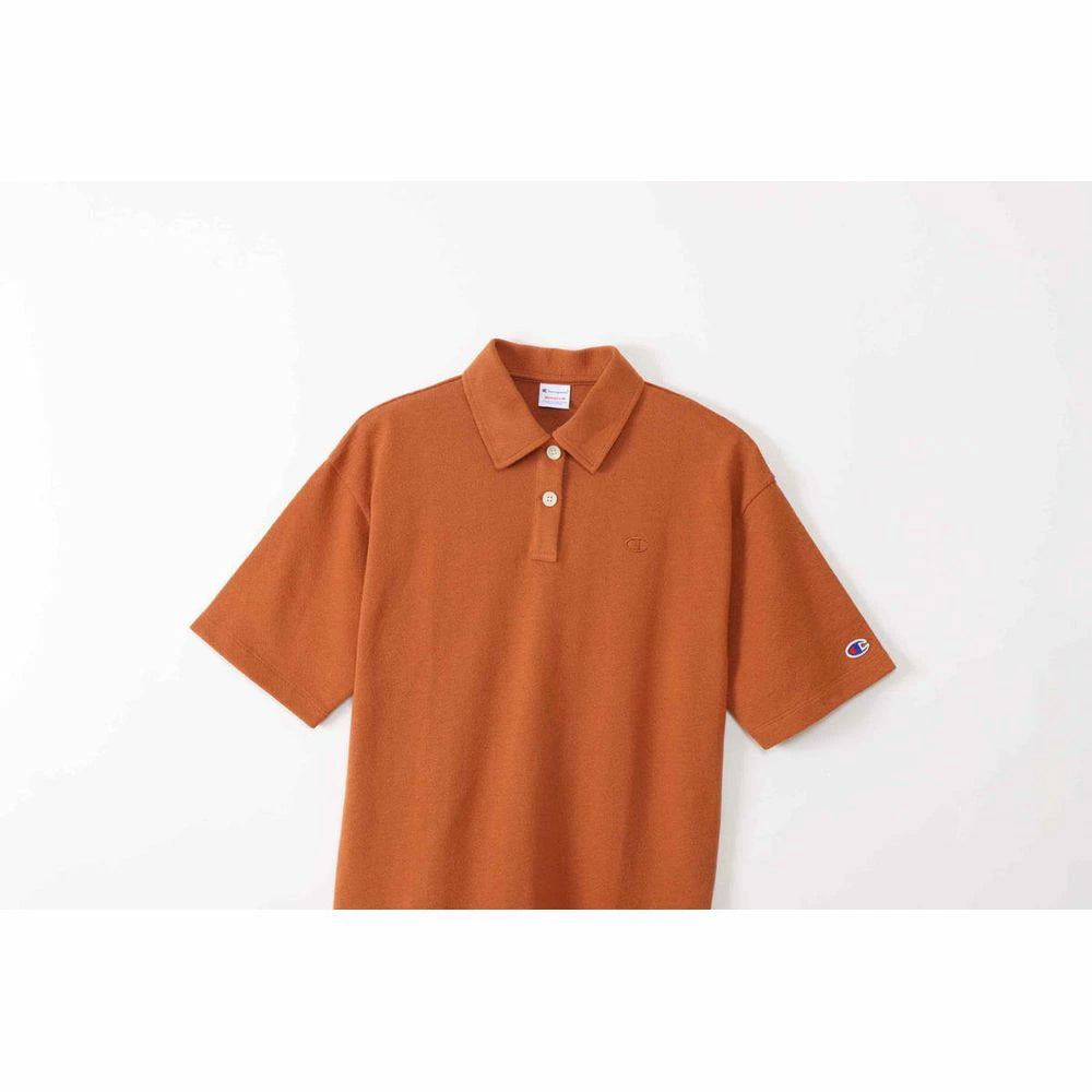 Champion Japan Womens Left C Logo Polo Shirt – Amber Brown - ANTHEM