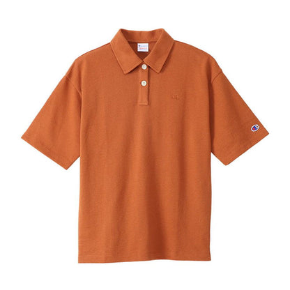 Champion Japan Womens Left C Logo Polo Shirt – Amber Brown - ANTHEM