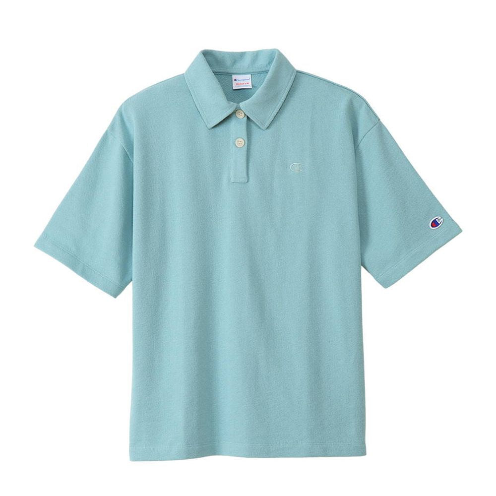 Champion Womens Japan Left C Logo Womens Polo Shirt – Mint Blue - ANTHEM