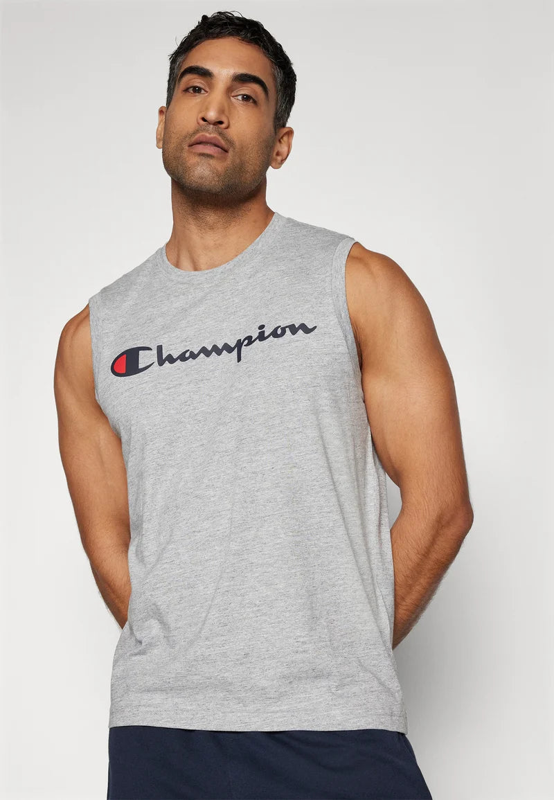 Champion US Classic Graphic Muscle Tee – Oxford Gray - ANTHEM
