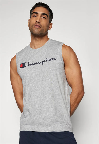 Champion US Classic Graphic Muscle Tee – Oxford Gray - ANTHEM