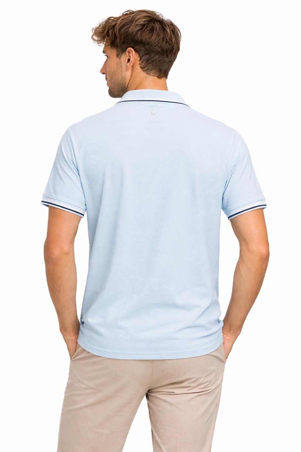 Original Penguin Cotton Interlock Tipped Polo - ANTHEM