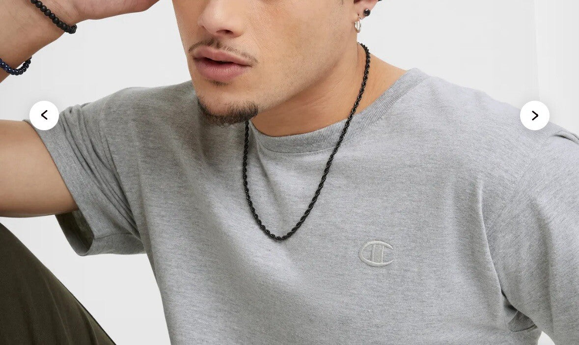 Champion USA Men’s Classic Jersey Tee – Oxford Grey - ANTHEM