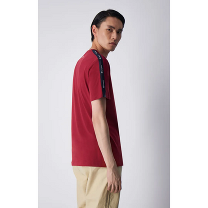 Champion Europe Men Crewneck Tee - Burgundy - ANTHEM