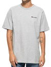 Champion Heritage Embroidered Script T-Shirt - Oxford Grey
