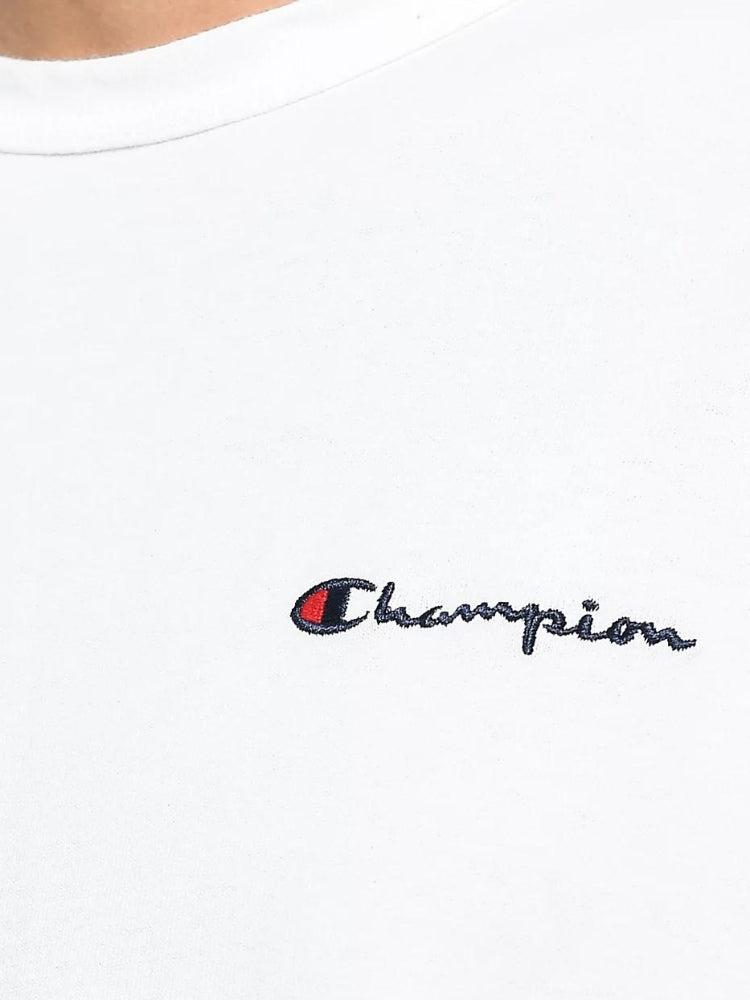 Champion Heritage Embroidered Script Tee - White - ANTHEM