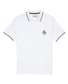 Original Penguin Mega Pete Short Sleeve Polo Shirt - Bright White