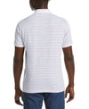 Original Penguin Textured Stripe Polo Shirt - Bright White